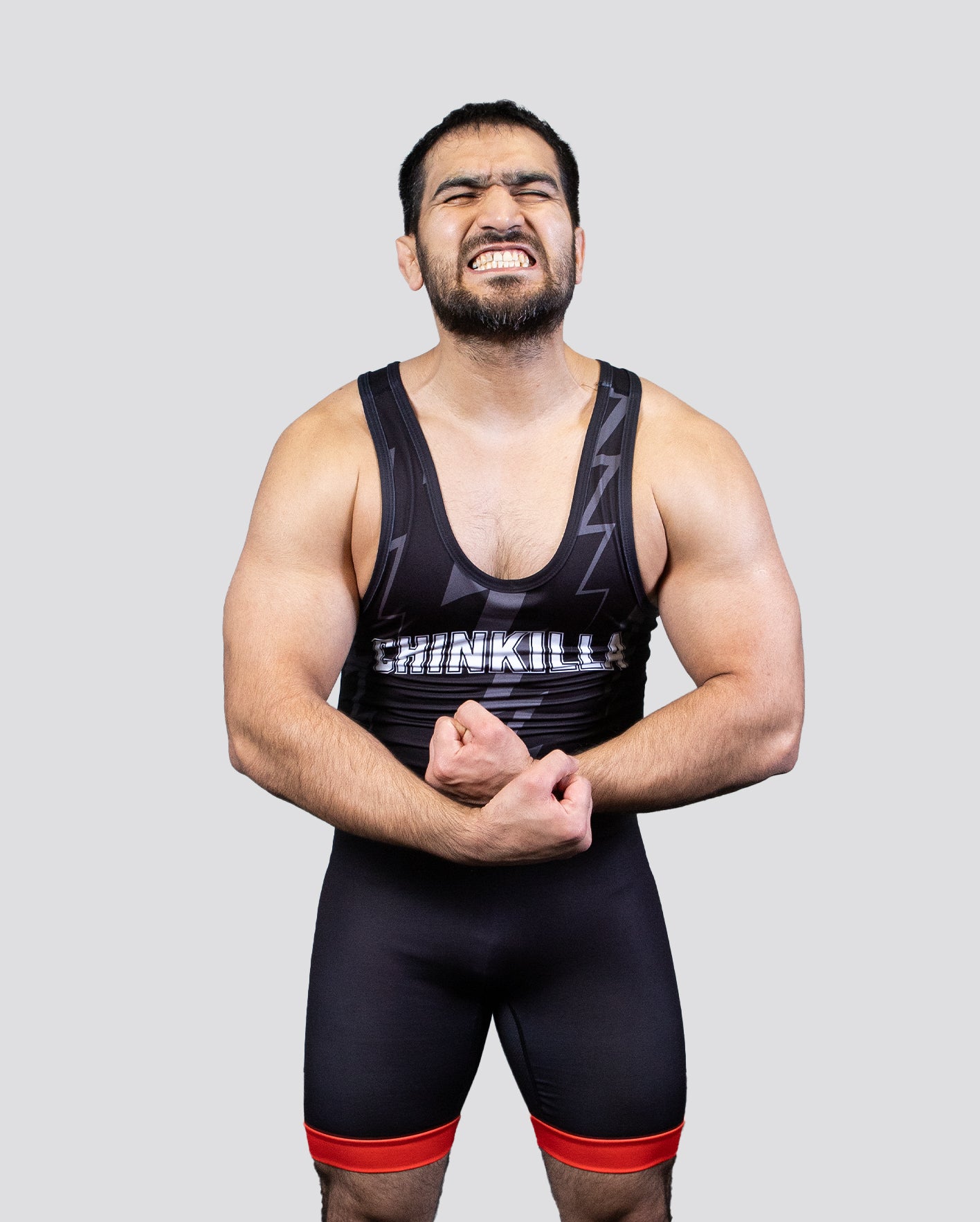 "Thunder" Wrestling Singlet Bundle - Red & Blue