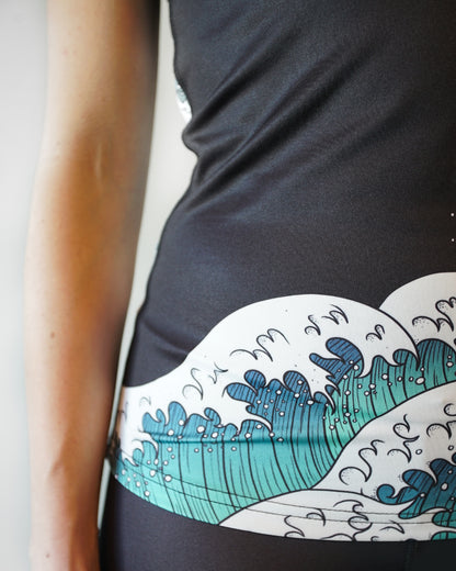 "chinkilla x meerkatsu" Short Sleeve Rashguard